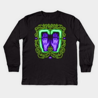 Keep an Eye on the Snakes. Kids Long Sleeve T-Shirt